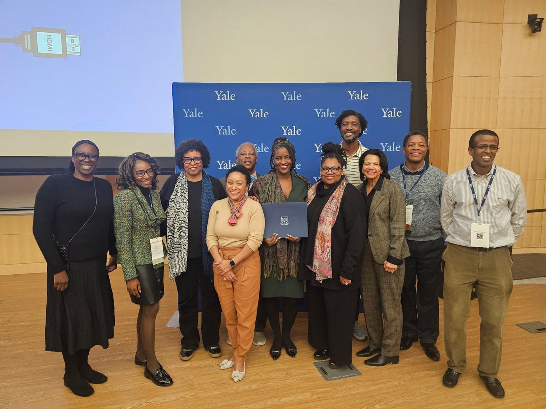 YBAA members gathered together at a community event