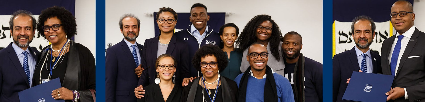 Black Yale community members gathered together